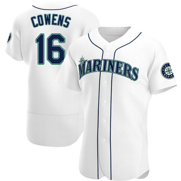 White Authentic Al Cowens Men's Seattle Mariners Home Jersey